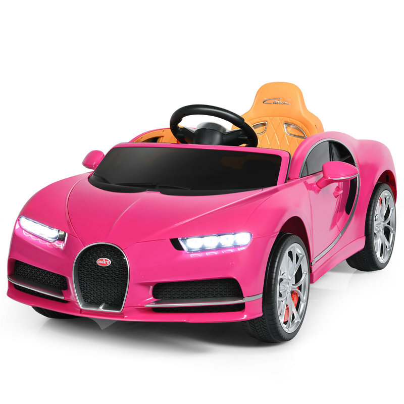 Costway Licensed Bugatti Chiron Kids Ride On Car Wayfair